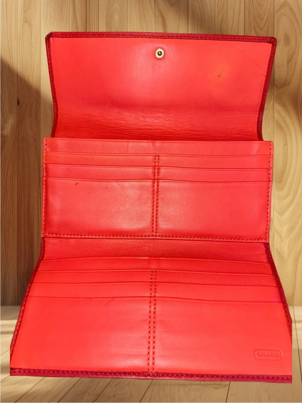Coach Hampton Trifold Envelope Wallet - Picture 6 of 11